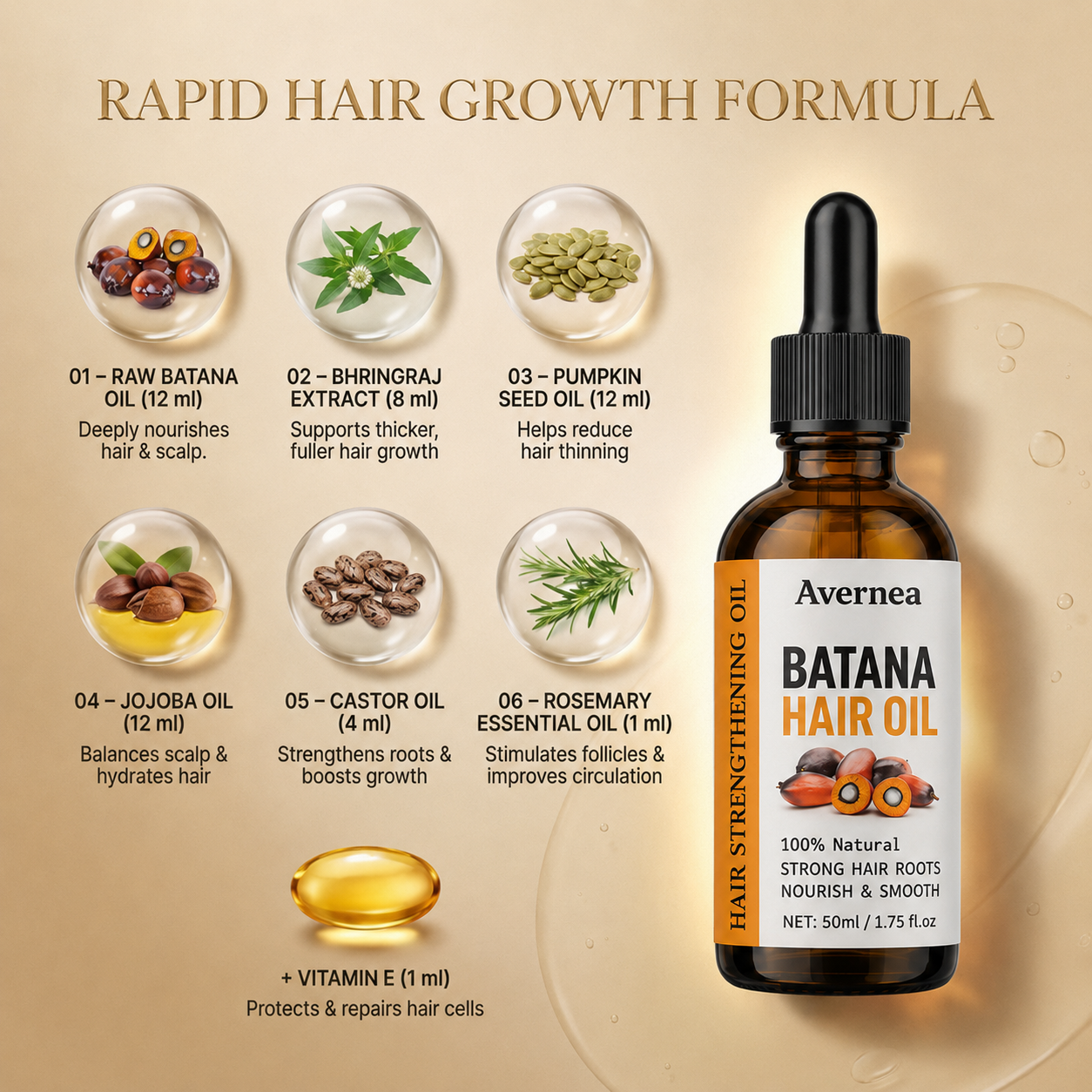 Avernea Advanced Batana Hair Regrowth Therapy